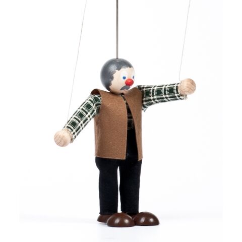 Gerlich Holzpuppe Großvater Lojza